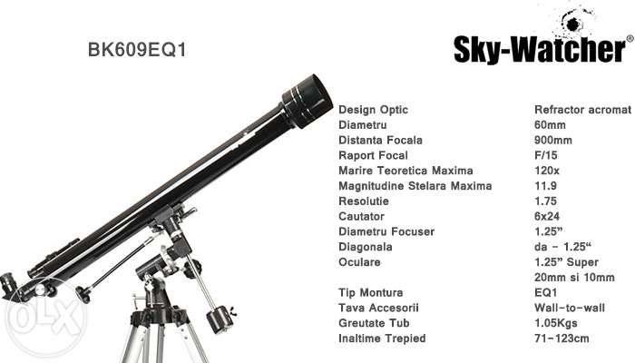 Telescop SkyWatcher 60/900mm EQ1