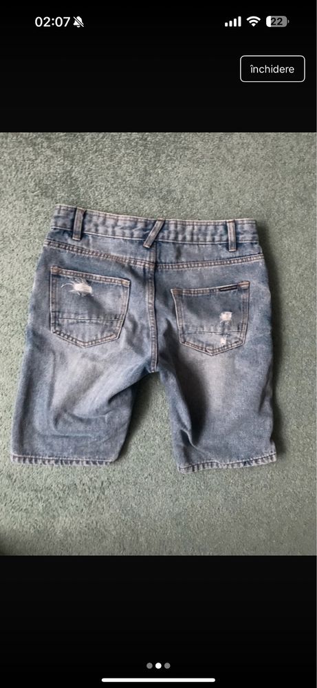 Pantaloni Scurti de Blugi Barbati