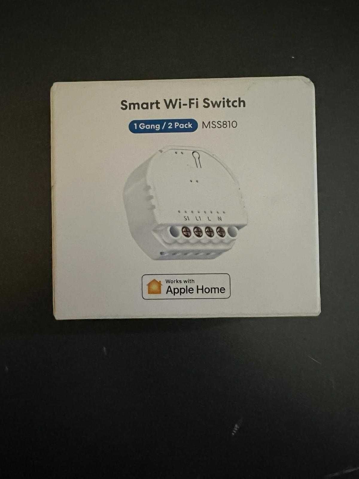 Releu Meross cu nul, HomeKit, MSS810H x2