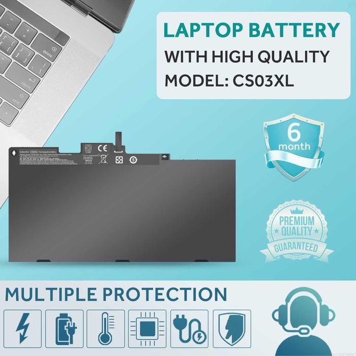 Baterie CS03XL 46Wh compatibila HP Elitebook si ZBook