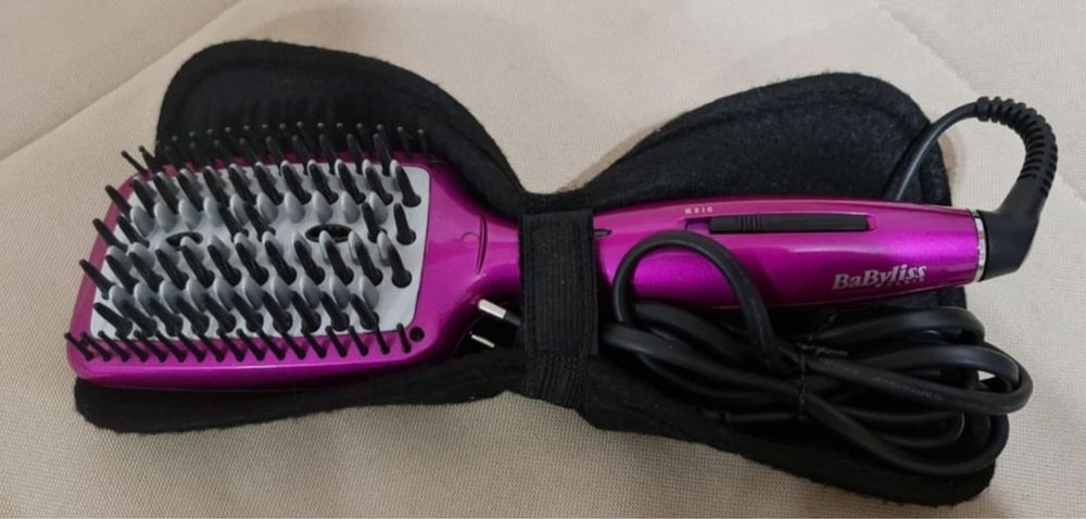 Perie de par  electrica, BaByliss,  functie de indreptare si ionizare.