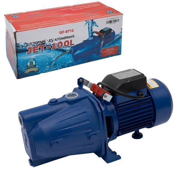 Центробежна водна помпа джет 100l 1500 w, макс. дебит 60л/мин