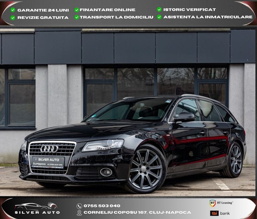 Audi A4 Sline Navi manual Led Garanție Rate