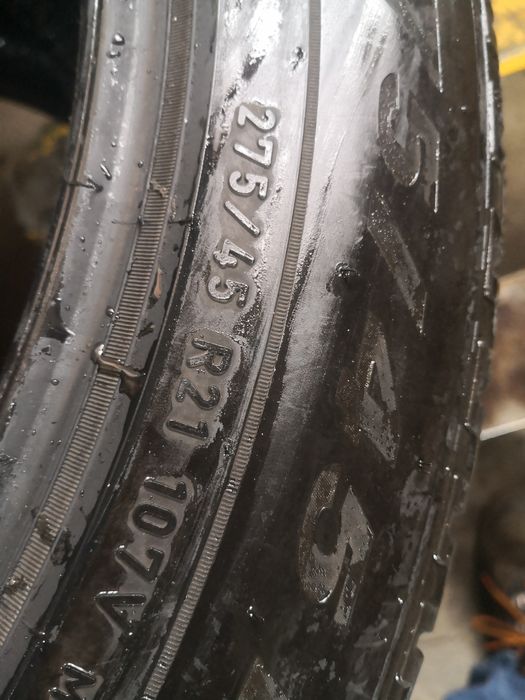 275 45 21 предни 315 40 21 цола задни гуми спорт пакет Pirelli dot 22