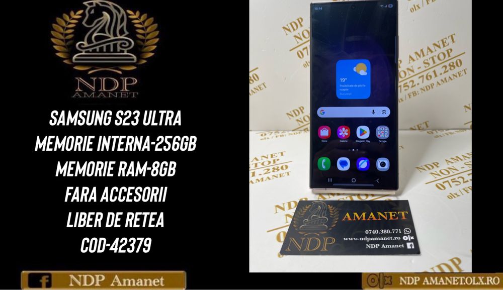 NDP Amanet Braila Samsung S23 Ultra 256gb (42379)