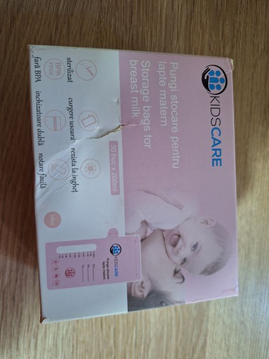 Pungi stocare lapte matern Kidscare