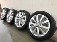 Jante 5X112 Originale VW 205/50R17 pt Touran Jetta Caddy Golf 5 6 7