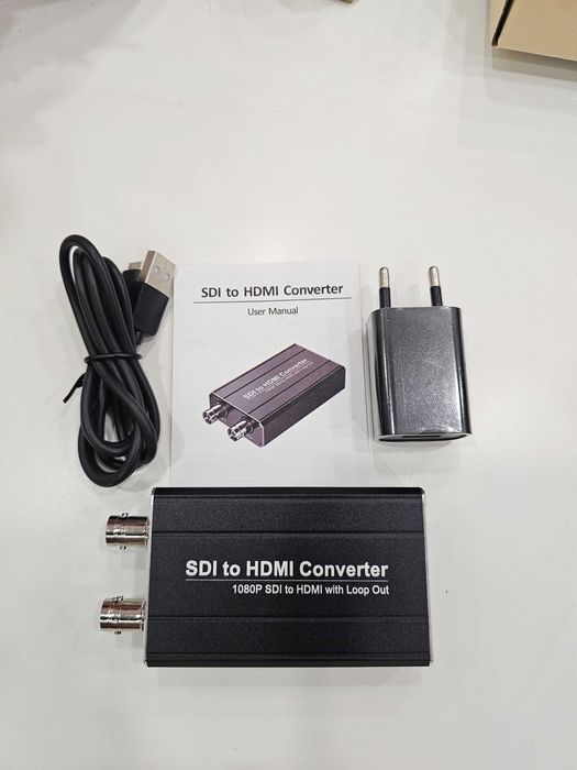 SDI към HDMI конвертор 1080p с Loop Output – 3G-SDI / HD-SDI / SD-SDI