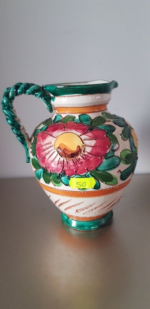 Vaze/carafe vechi din ceramică italiană