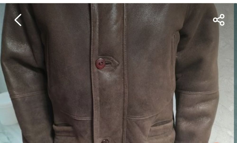 Продам мужская дублёнка новая размер 52-52