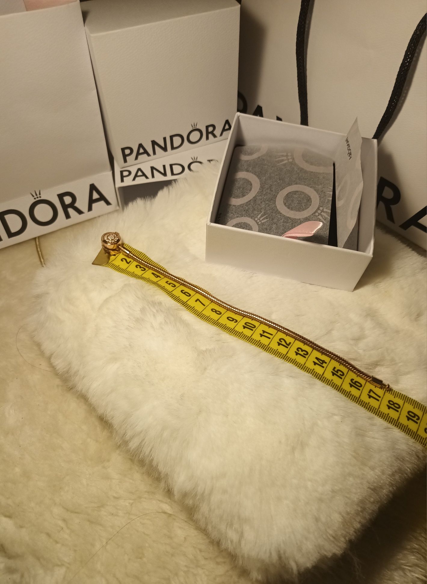 Bratara Pandora rose-gold 14k