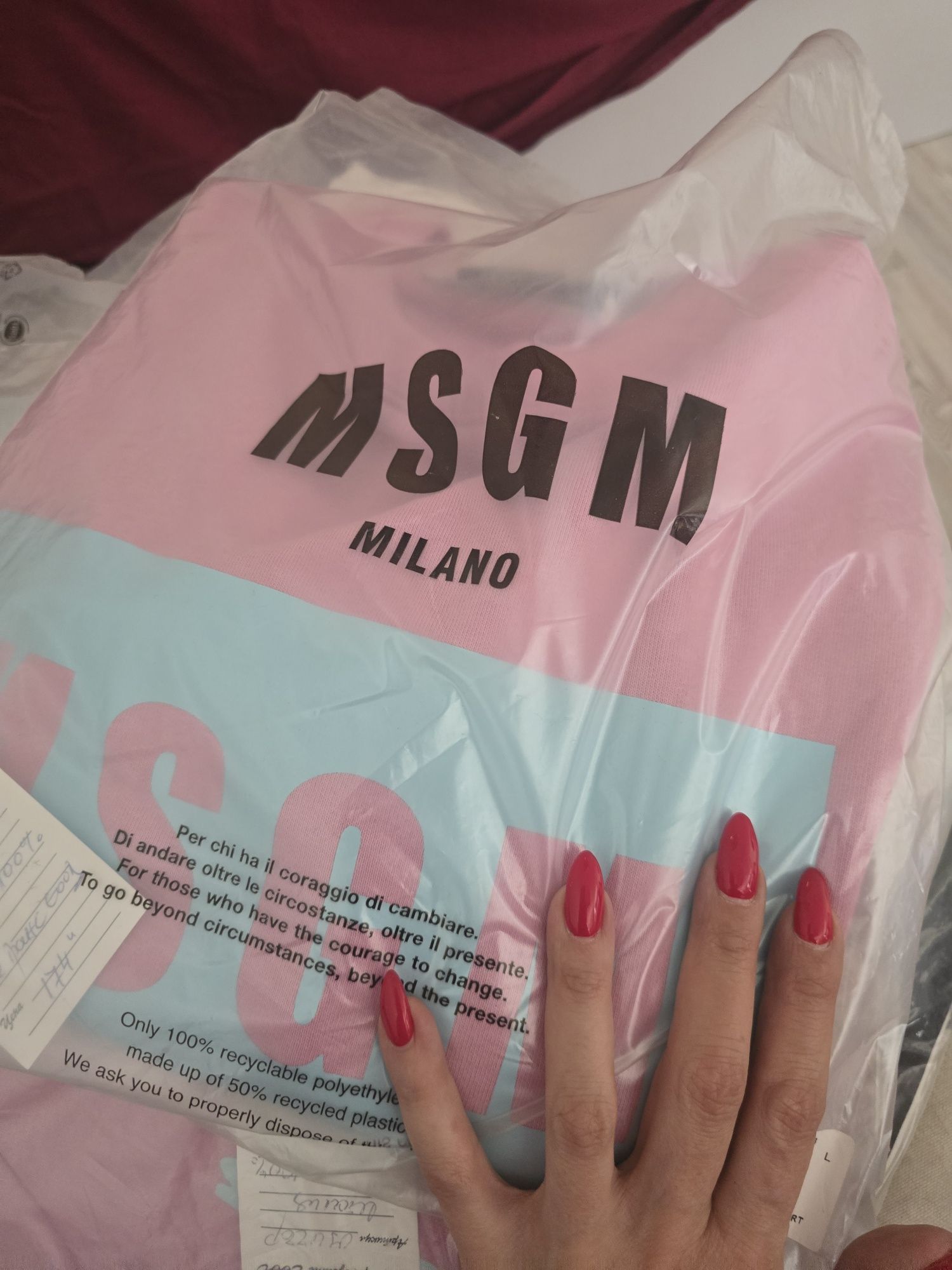 Блузи MSGM, произведени в Италия, нови с етикет, брандирани!