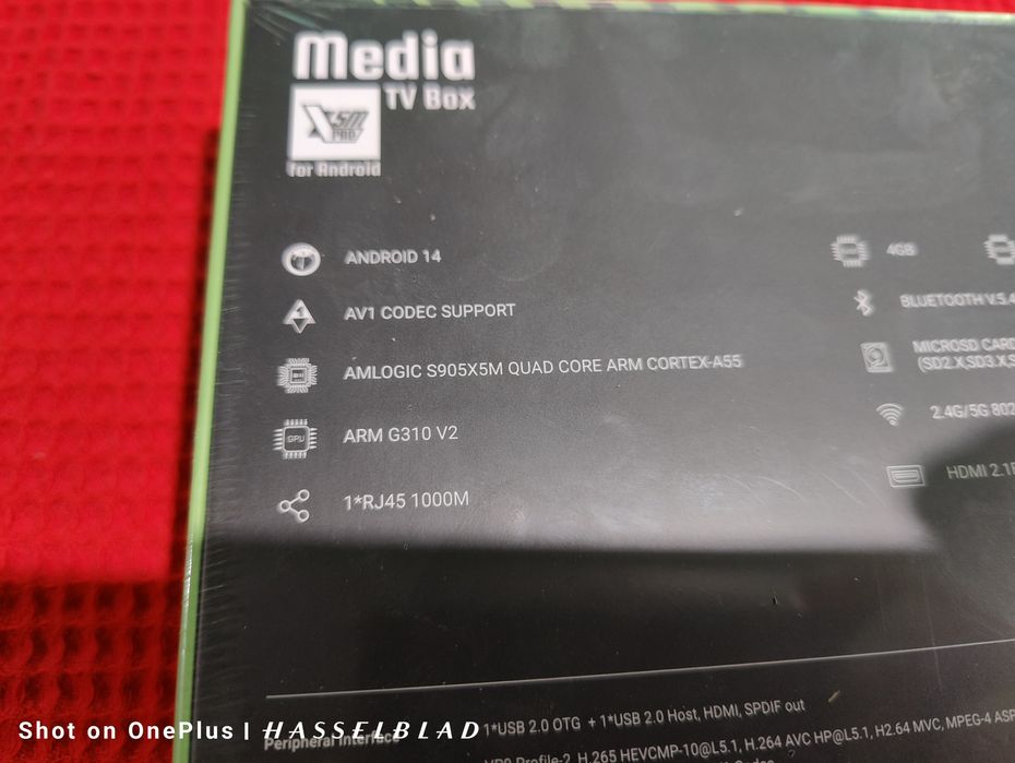 Ugoos X5M Pro TV Box Android 14 Amlogic S905x5M 4Gb Ram 32Gb Rom Нов