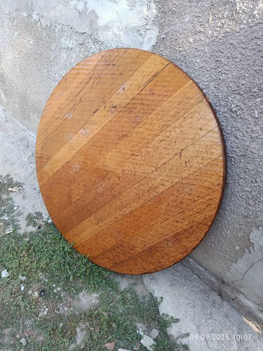 masa rotunda lemn masiv (fără picior)