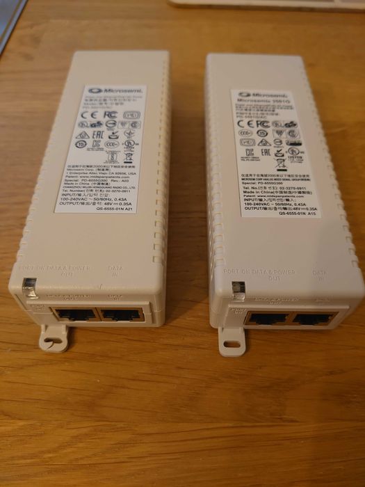 injectoare PoE - 15 W