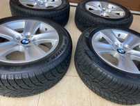 Jante iarna BMW F10 + 4 Cauciucuri Dunlop 225/55R17 + Senzori Presiune