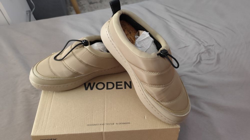 Woden Sneakers silver mink