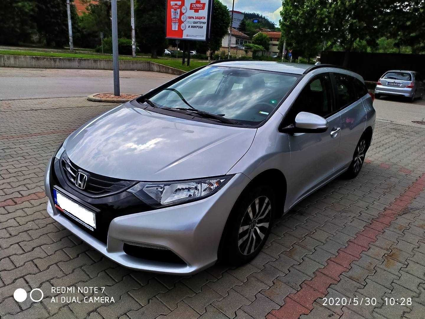 Honda Civic Tourer 2014 1.6 i-dtec/120k.c. с регистрация!