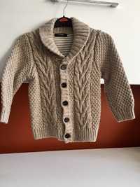 Cardigan / pulover tricotat 4-5ani( ca nou)