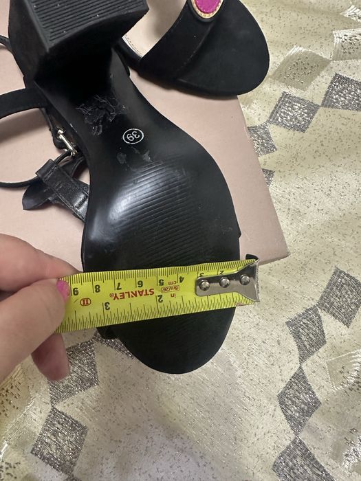 Sandale model deosebit, Office London, piele intoarsa