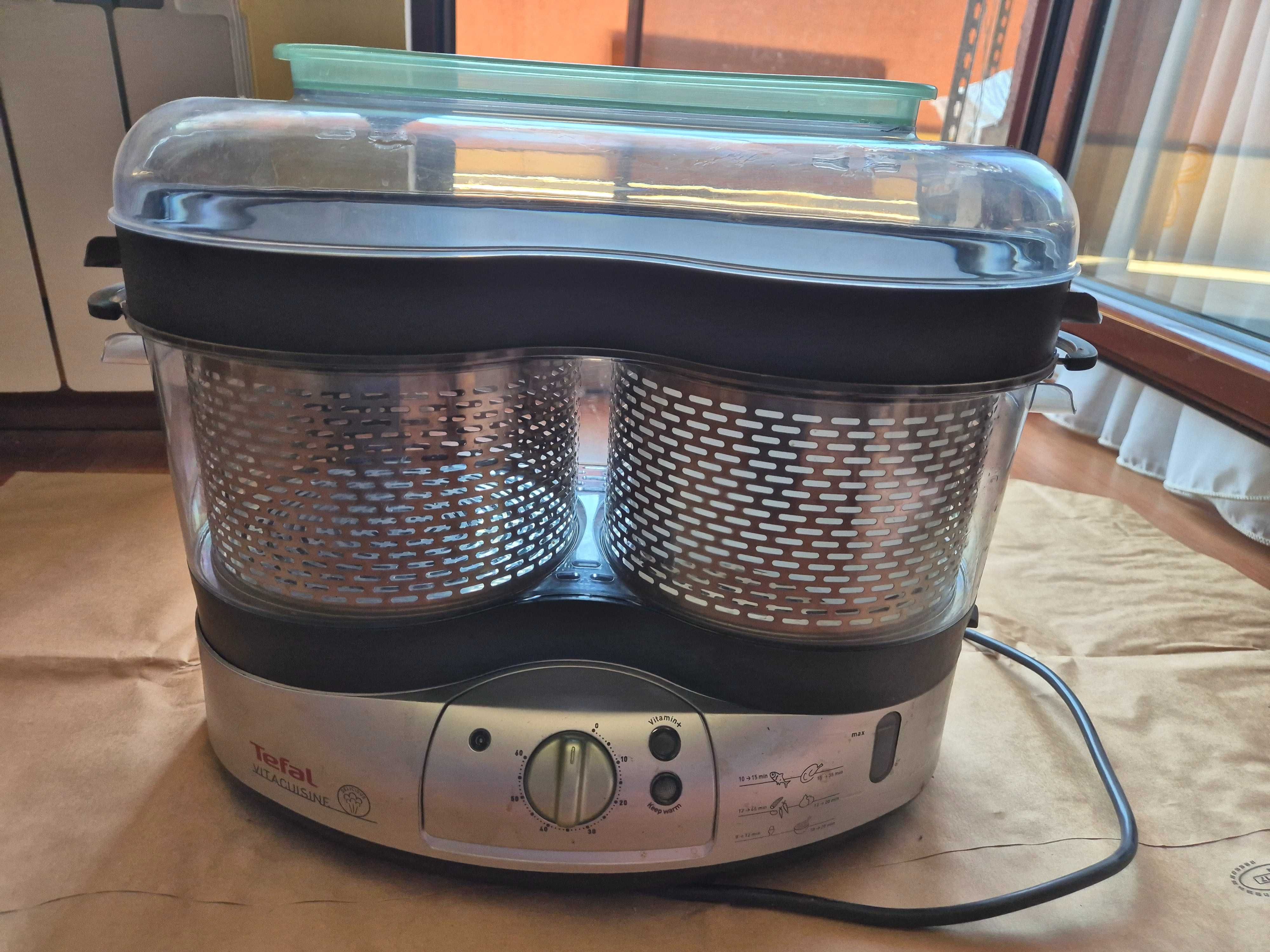 Уред за готвене на пара Tefal vitacuisine vs400136