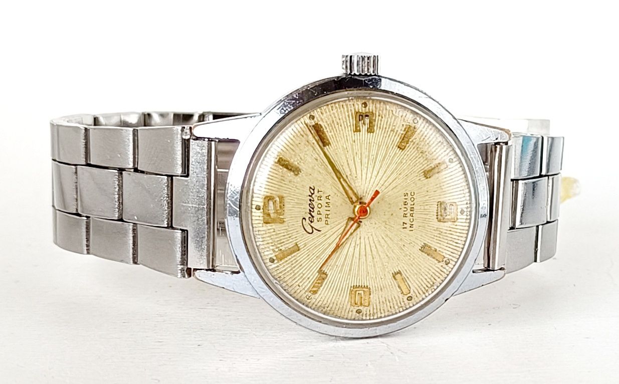 Geneva sport prima 17 j -оригинален швейцарски часовник