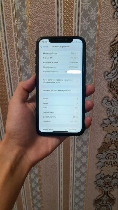 Iphone Xr holati yaxshi