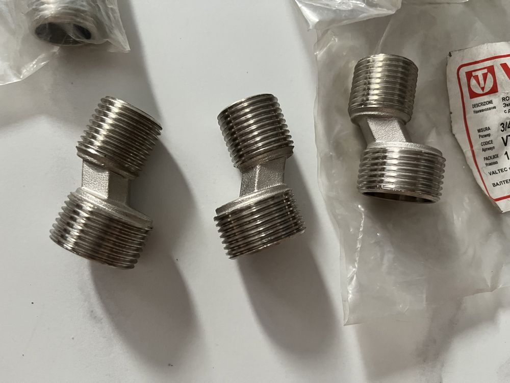 Эксцентрик Valtec 3/4”x1/2” Италия, цена за 15 штук. Или 4 шт за 2 тыс