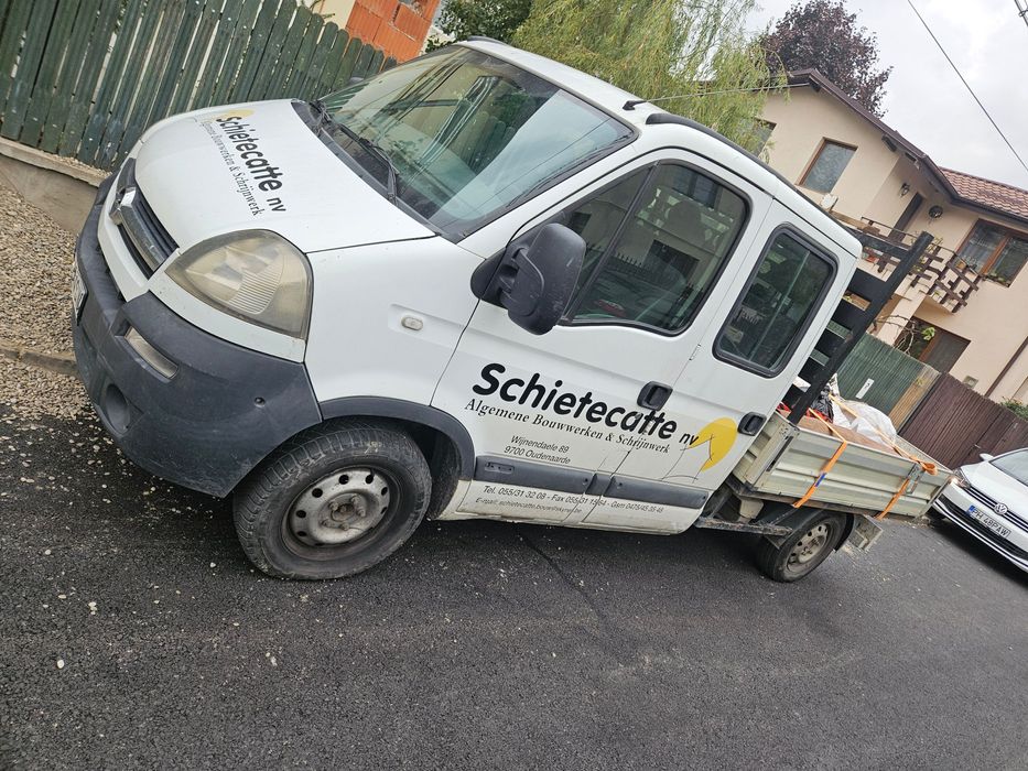 Opel Movano 7 locuri  2.5D pickup din 08.2005