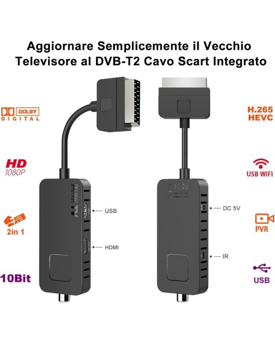 Decodor DVB-T2 Digital Terrestrial