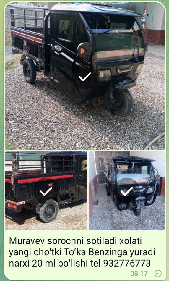Muravev sorochni sotiladi xolati yangi