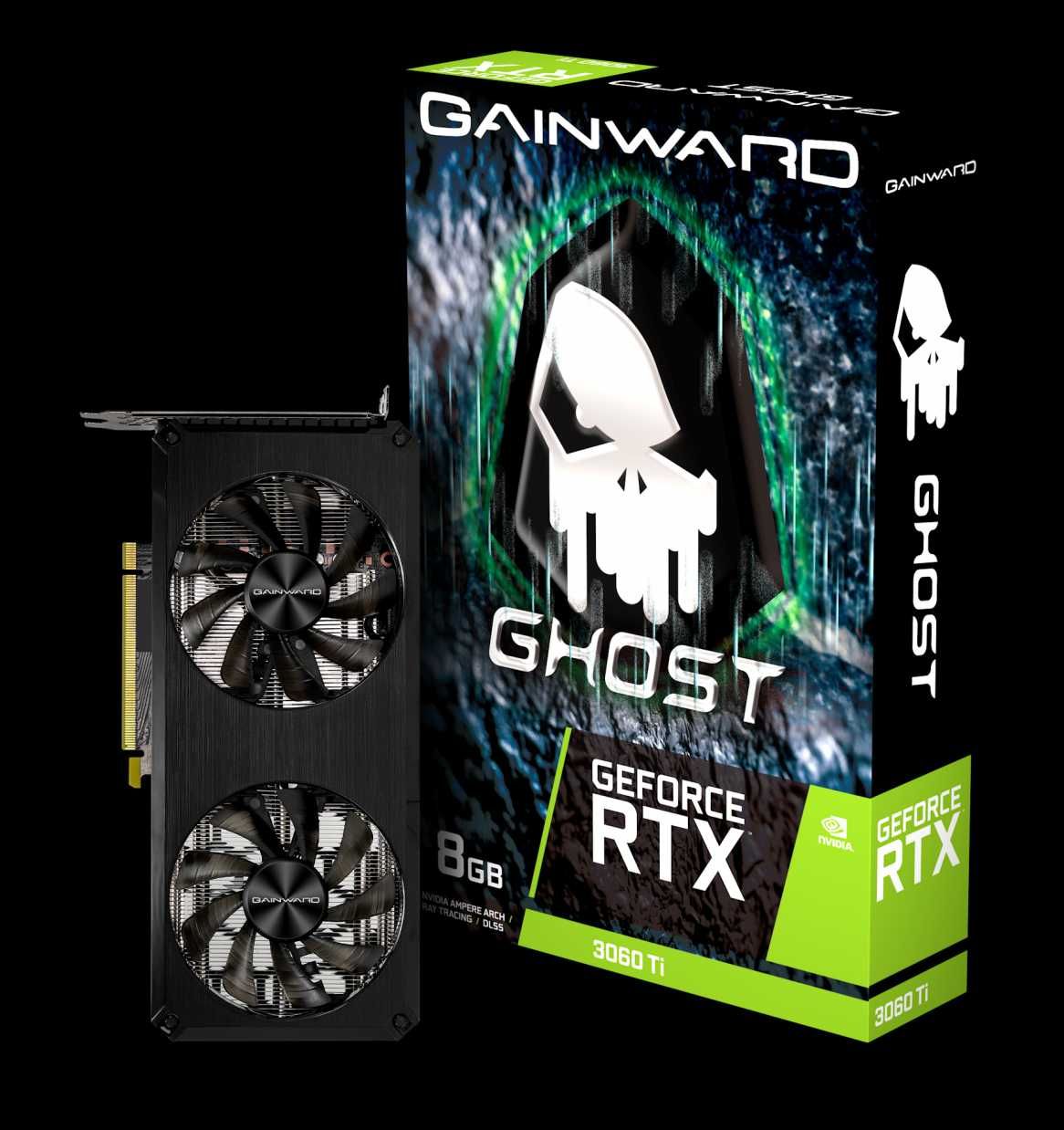 Placa video Gainward RTX 3060 Ti Ghost OC 8GB 256bit impecabila