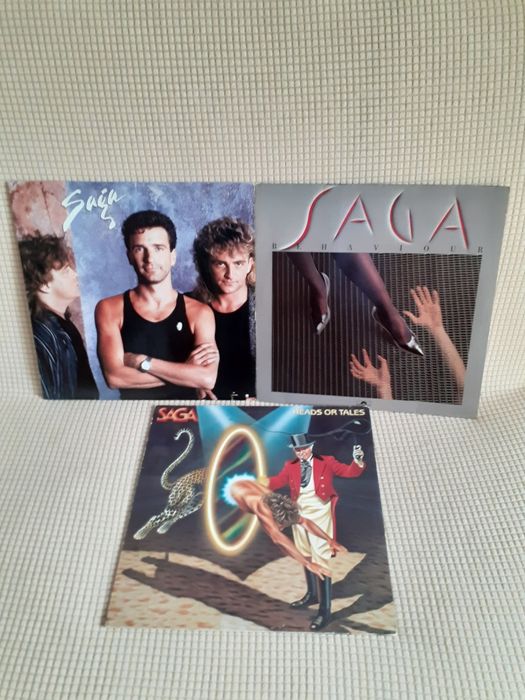 Pachet 3 disc vinil formatia Saga vinyl