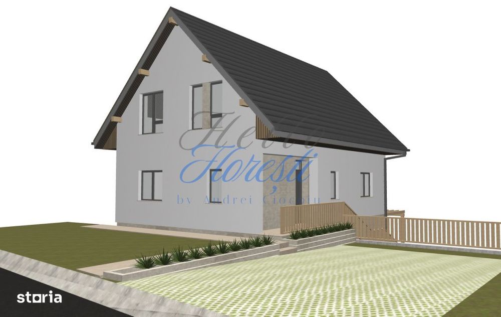 Teren cu autorizatie casa individuala, 500mp, Chinteni