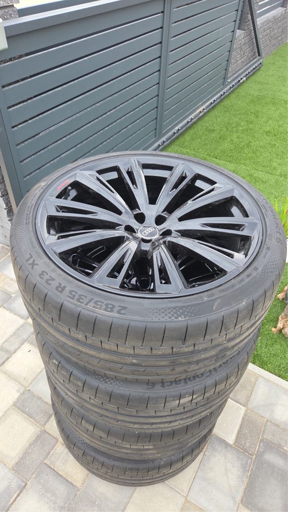 Jante Q8 RSQ8 R21 Originale Audi Sport Noi Continental de vara dot2025