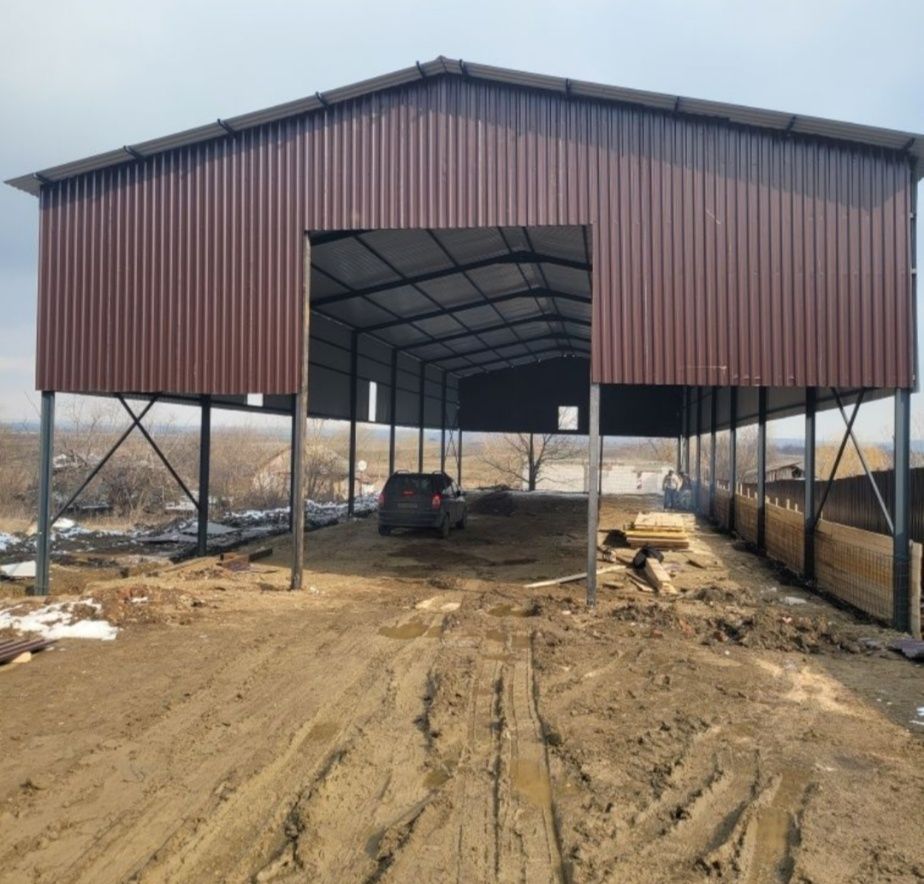 Vand.hala metalică 11×23×4
Hala metalică conpleta 
Din profile i pe 1