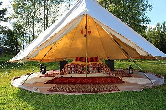 Cort glamping EkoBell Oxford, diam 5m, 20 mp, flansa, stoc,PROMOTIE!