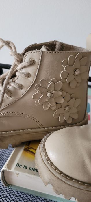 Ghete copii piele naturala Zara