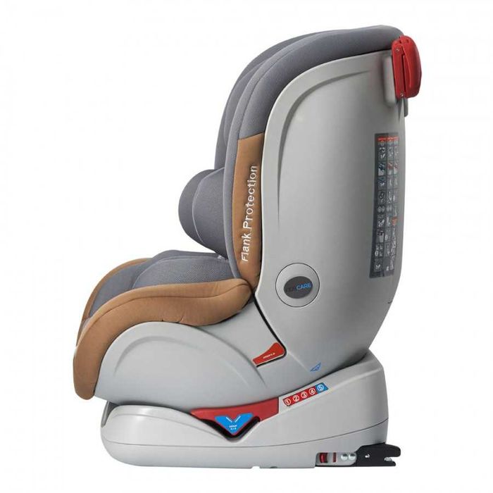 Vand scaun auto KidsCare Allegra, rotativ cu Isofix 0-36kg, gri