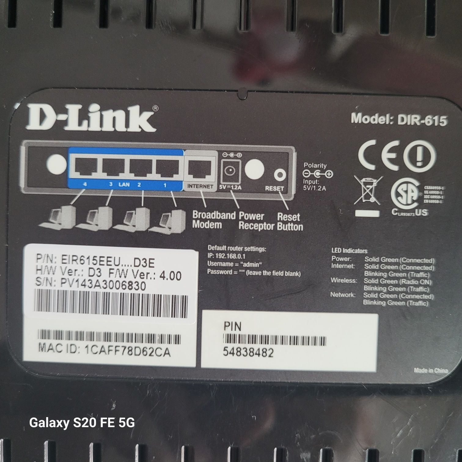 Router D-Link DIR-615