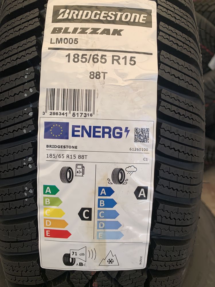 Нови зимни гуми BRIDGESTONE LM005 185/65R15 88T НОВ DOT