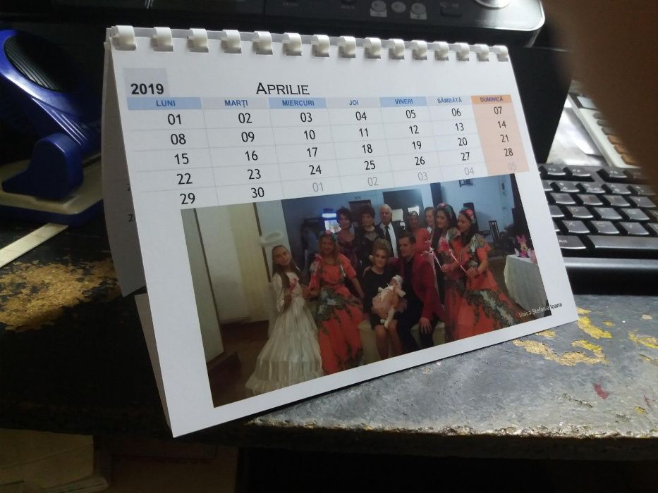 Calendar personalizat - de perete sau birou ( A5, A4, A3 )