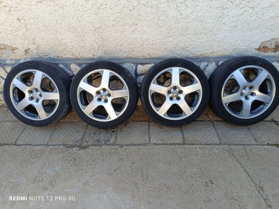 Алуминиеви джанти 17 5x100 Santa monica  с летни гуми 225 45 17 golf 4