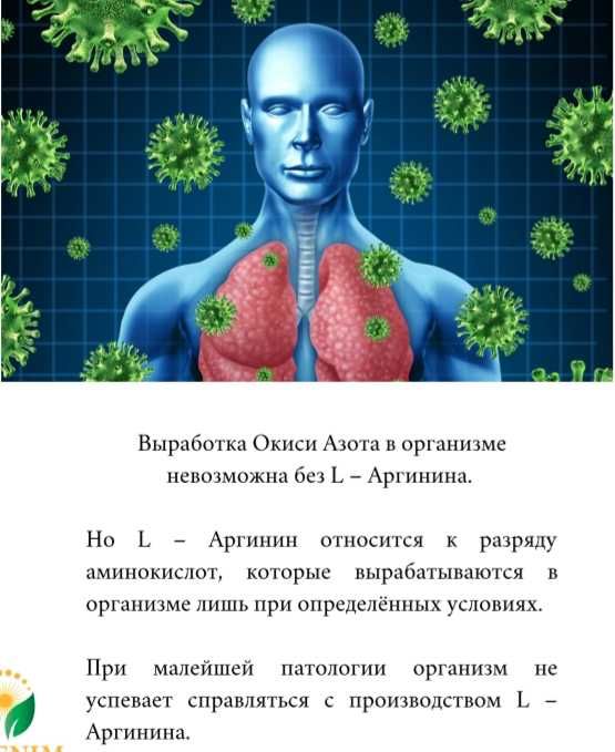 Аминокислота L arginine