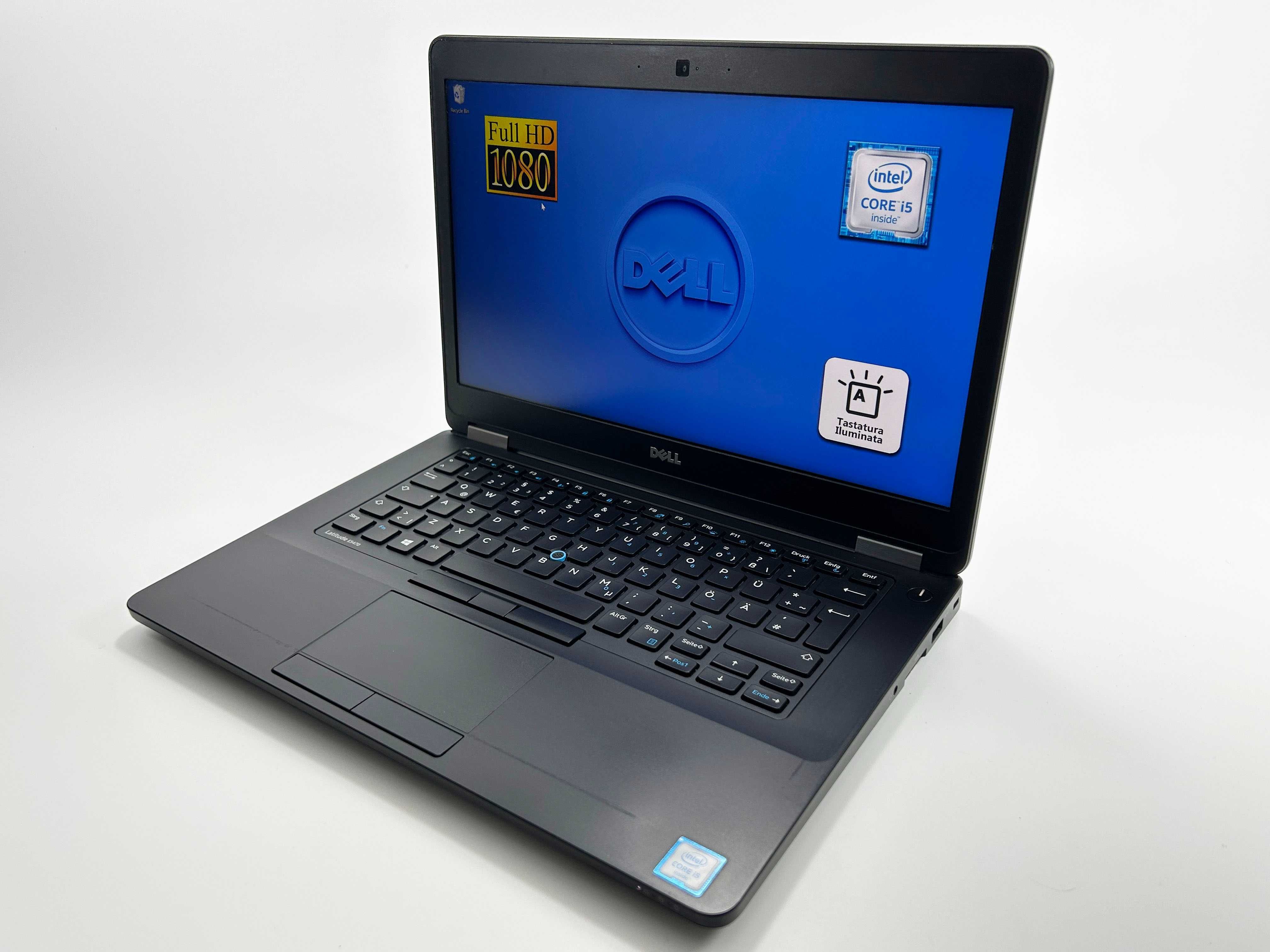 Laptop ca NOU Dell PRO i5 SSD FullHD  iluminare . Garantie 12 luni