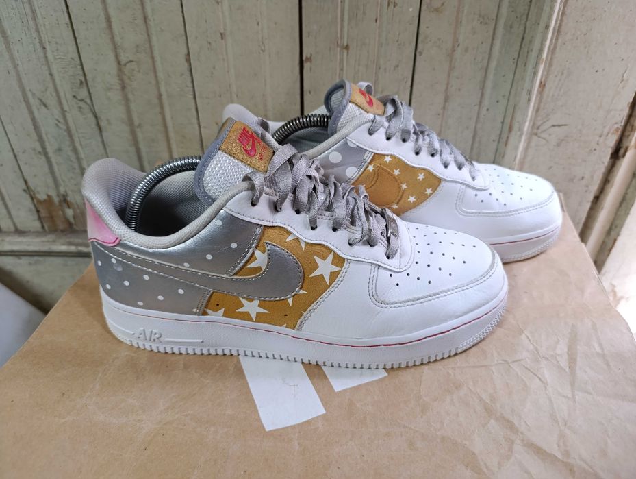 ''Nike Air Force 1 Low Metallic Gold Stars''оригинални маратонки 43 но
