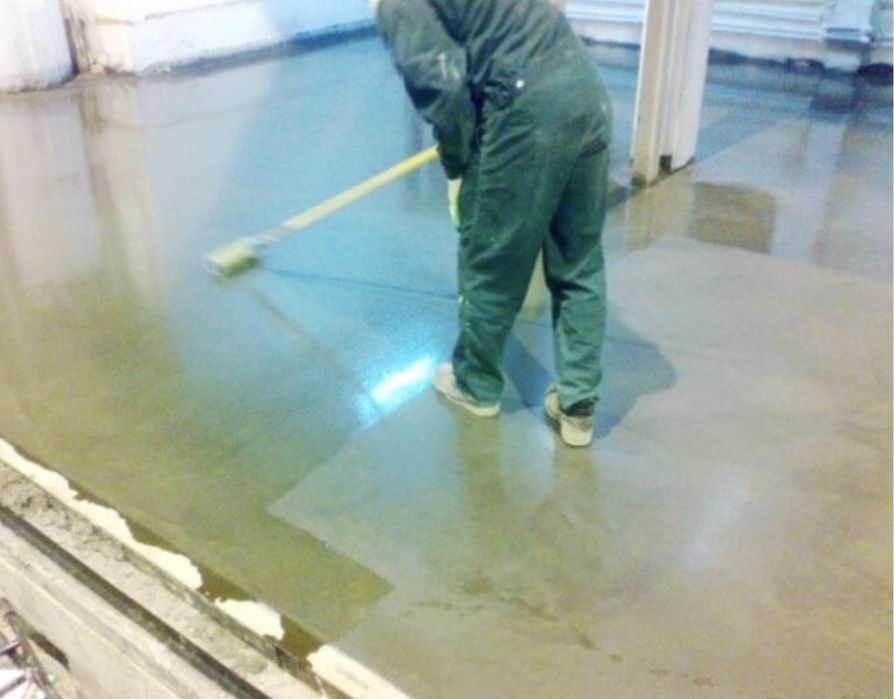 Обеспыливание и упрочение бетонных полов. Промышленное покрытие.