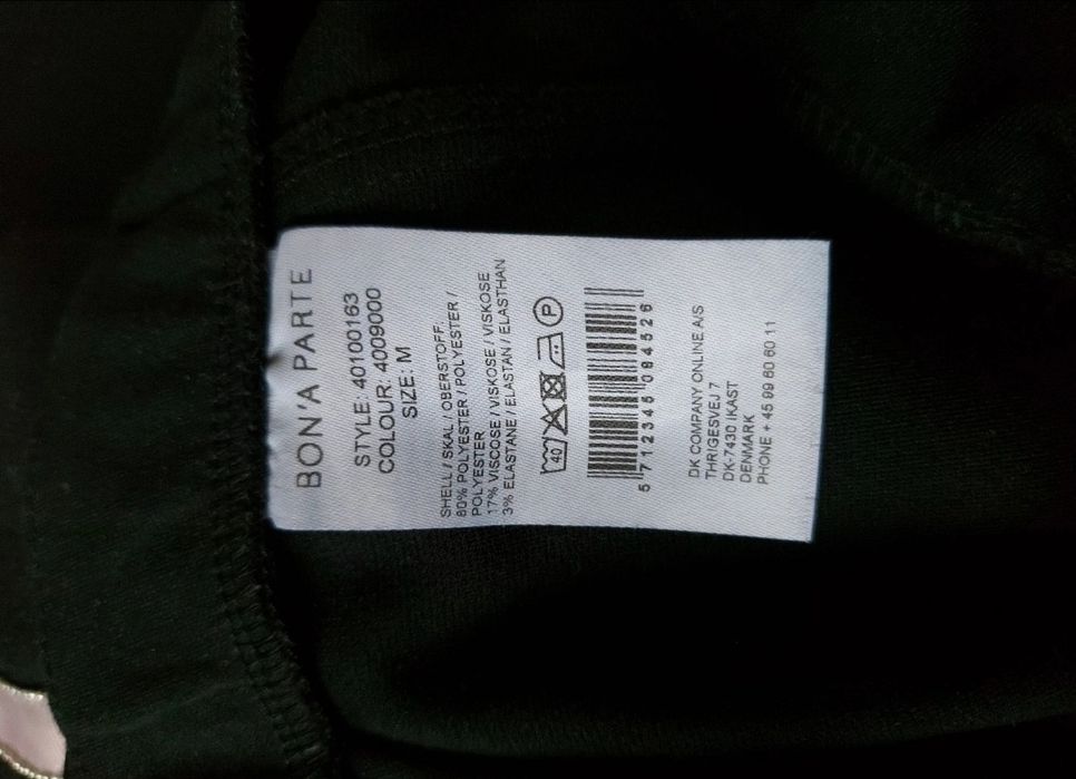 Fusta cu talie inalta Bon'A Parte, culoare negru (M)