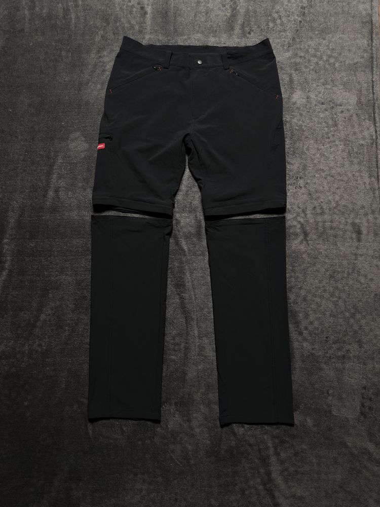 Pantaloni pants sweats joggers Audi Sport 2 in 1 fâș negri originali