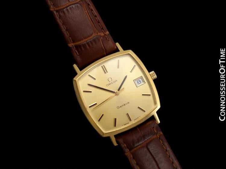 Omega-1974 Geneve Vintage Men 18K Gold